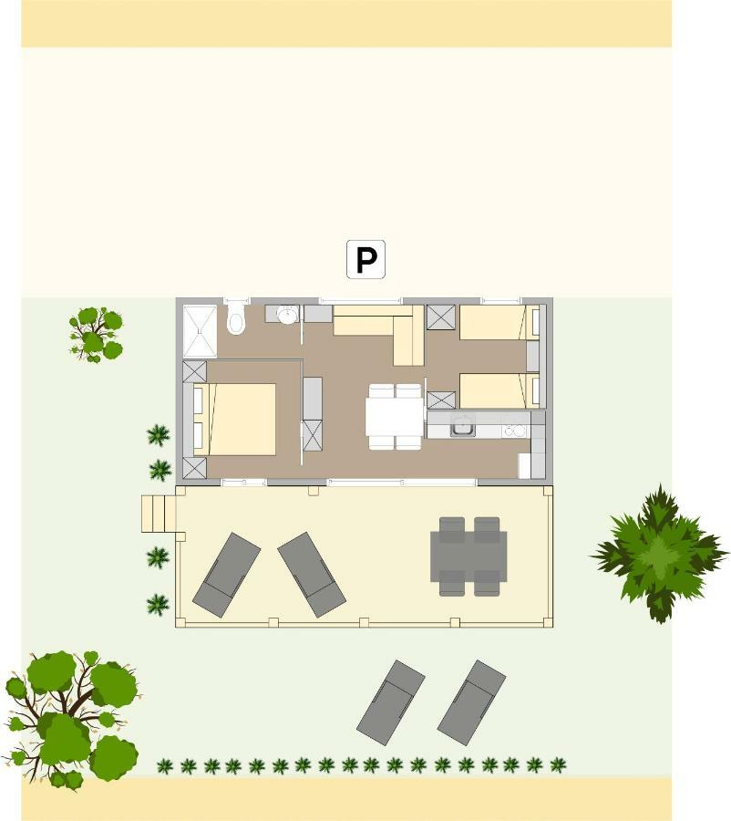 Adrijela Mobile Home Jezera Extérieur photo